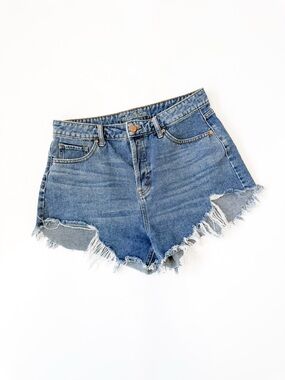 Wild Fable Distressed High-Rise Denim Shorts